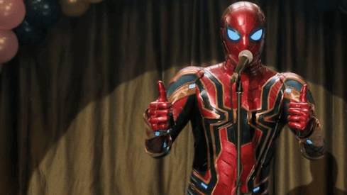 Thumbs up, Spider-Man