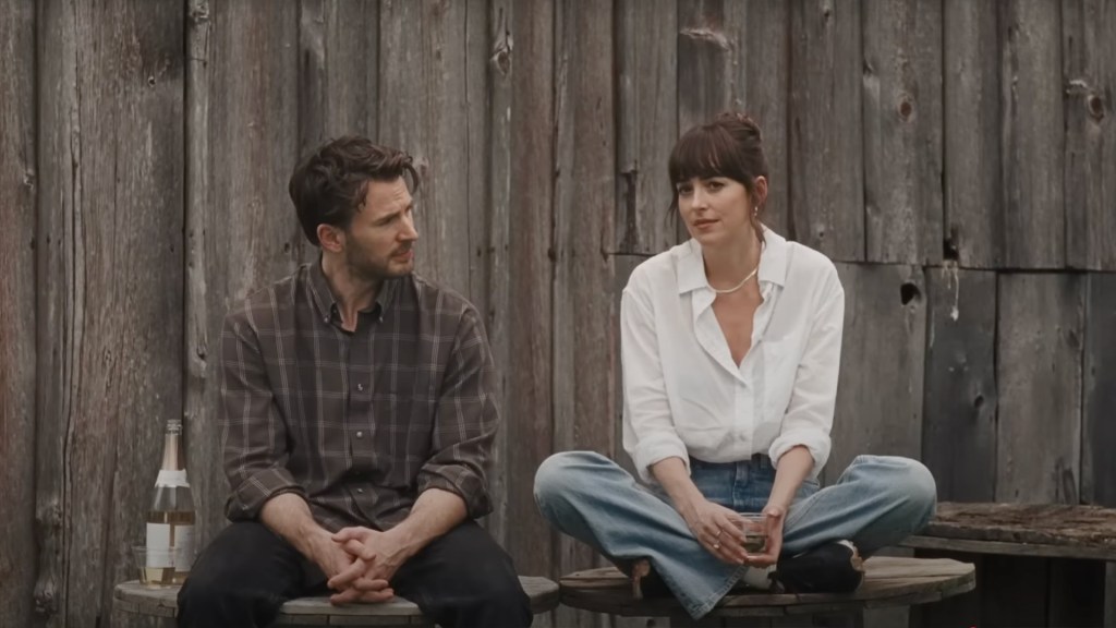 Chris Evans and Dakota Johnson star in Materialists