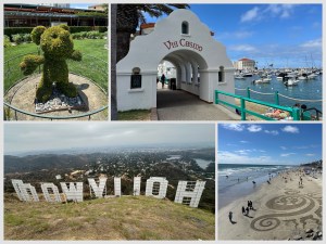 California trip collage