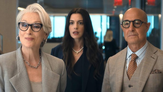 Meryl Streep, Anne Hathaway, and Stanley Tucci star in The Devil Wears Prada 2