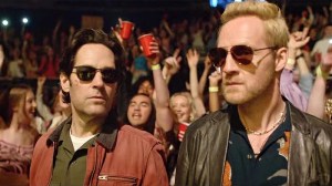 Paul Rudd (left) stars in POWER BALLAD