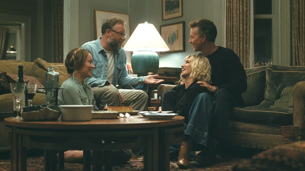 Olivia Wilde, Seth Rogen, Penelope Cruz, and Edward Norton star in THE INVITE