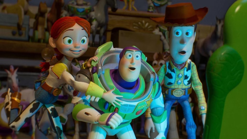Jessie, Buzz, and Woody in TOY STORY 5
